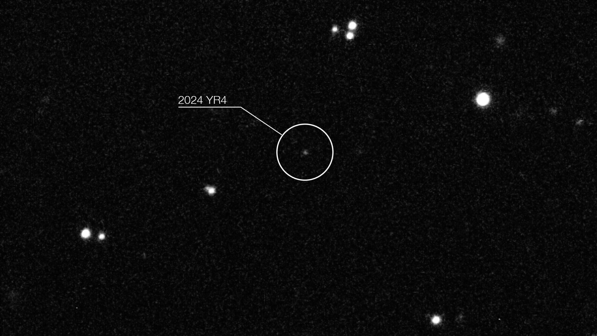 The asteroid 2024 YR4 observed with the European Southern Observatory's Very Large Telescope